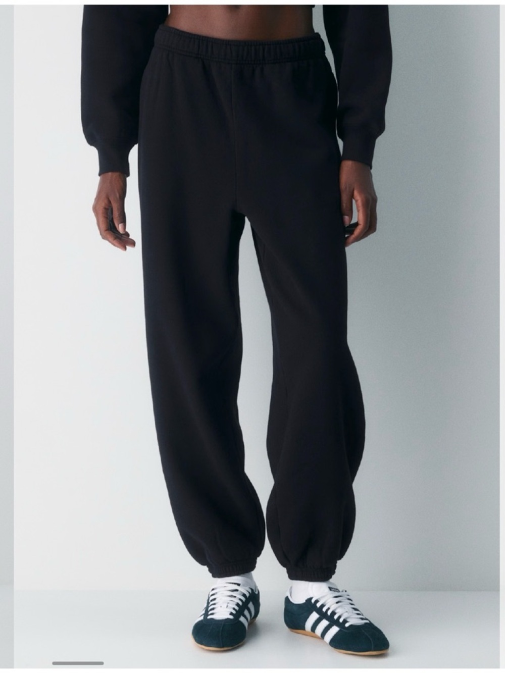 Aritzia Cozy Sweatfleece Mega Jogger Black Size XXS